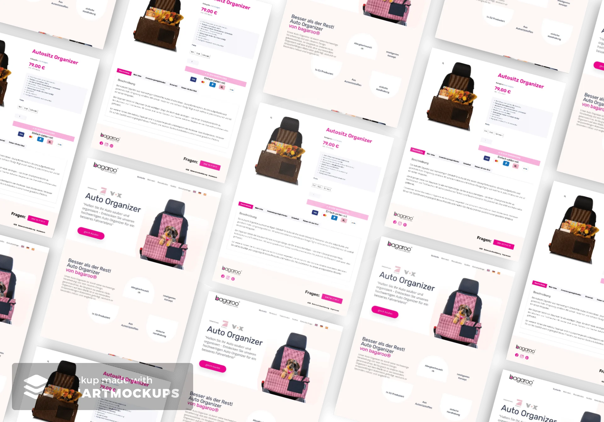 Webdesign Referenz Bagaroo GmbH