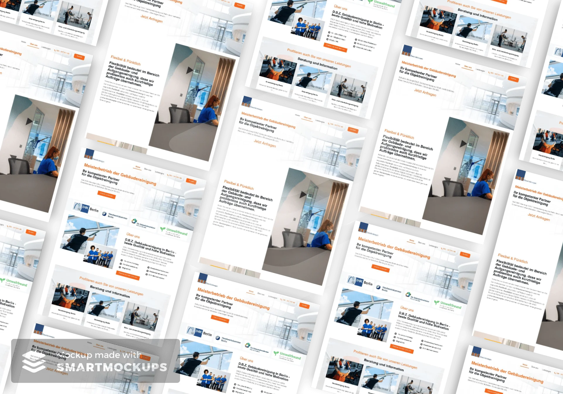 Webdesign Referenz D.B.Z. Dienstleistungen