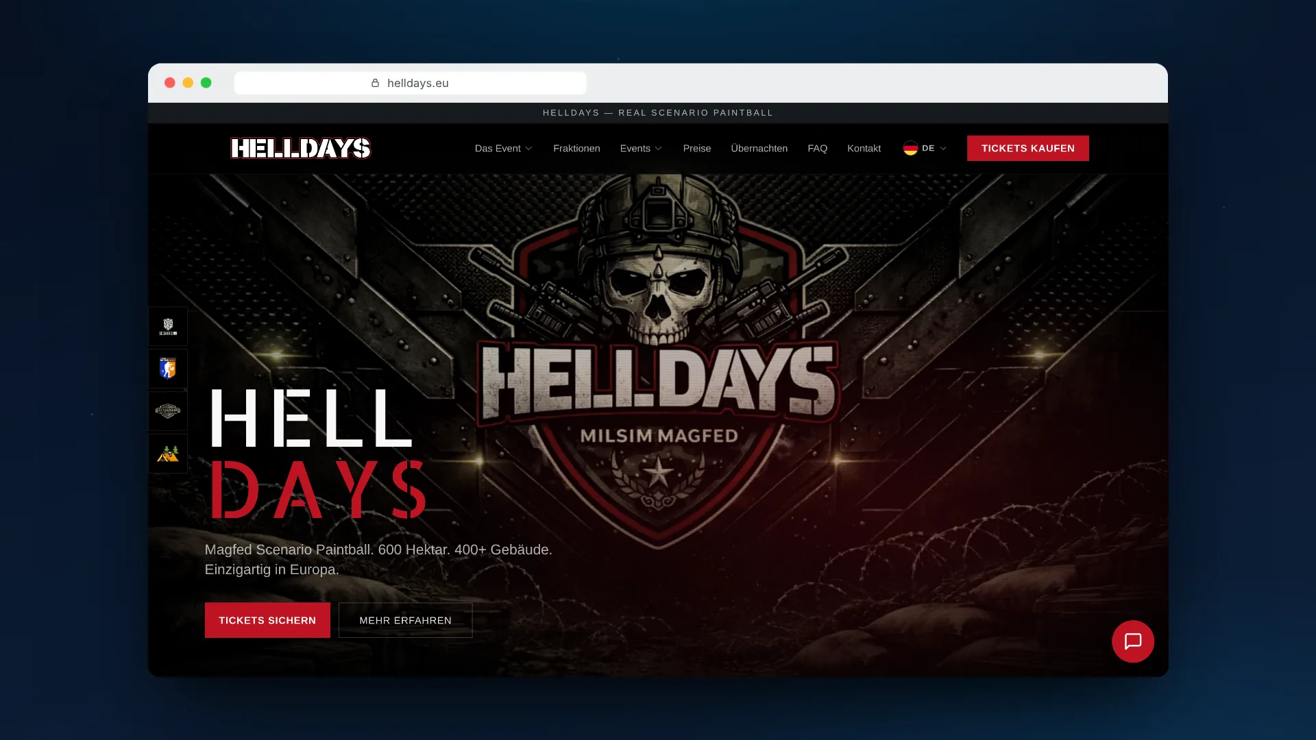 Webdesign-Projekt Helldays