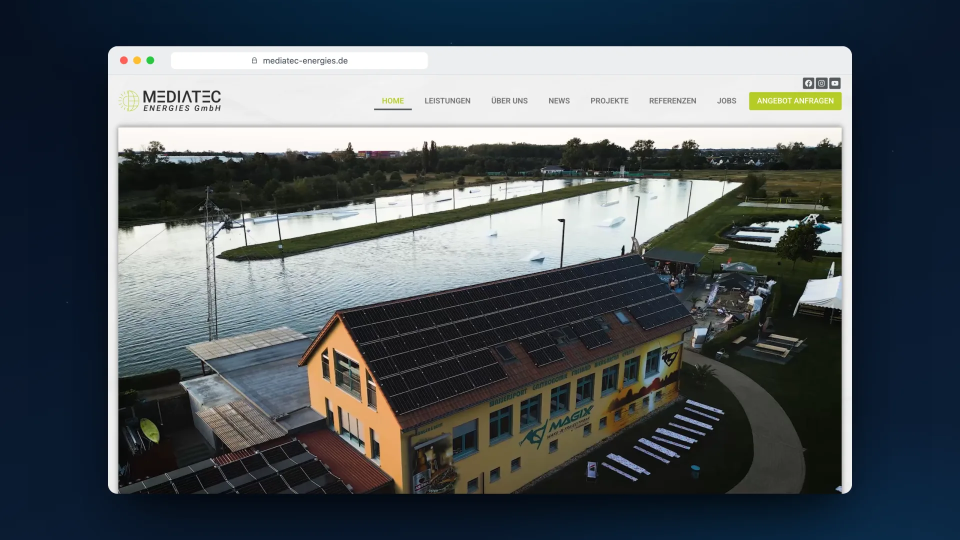 Webdesign Referenz Mediatec Solar