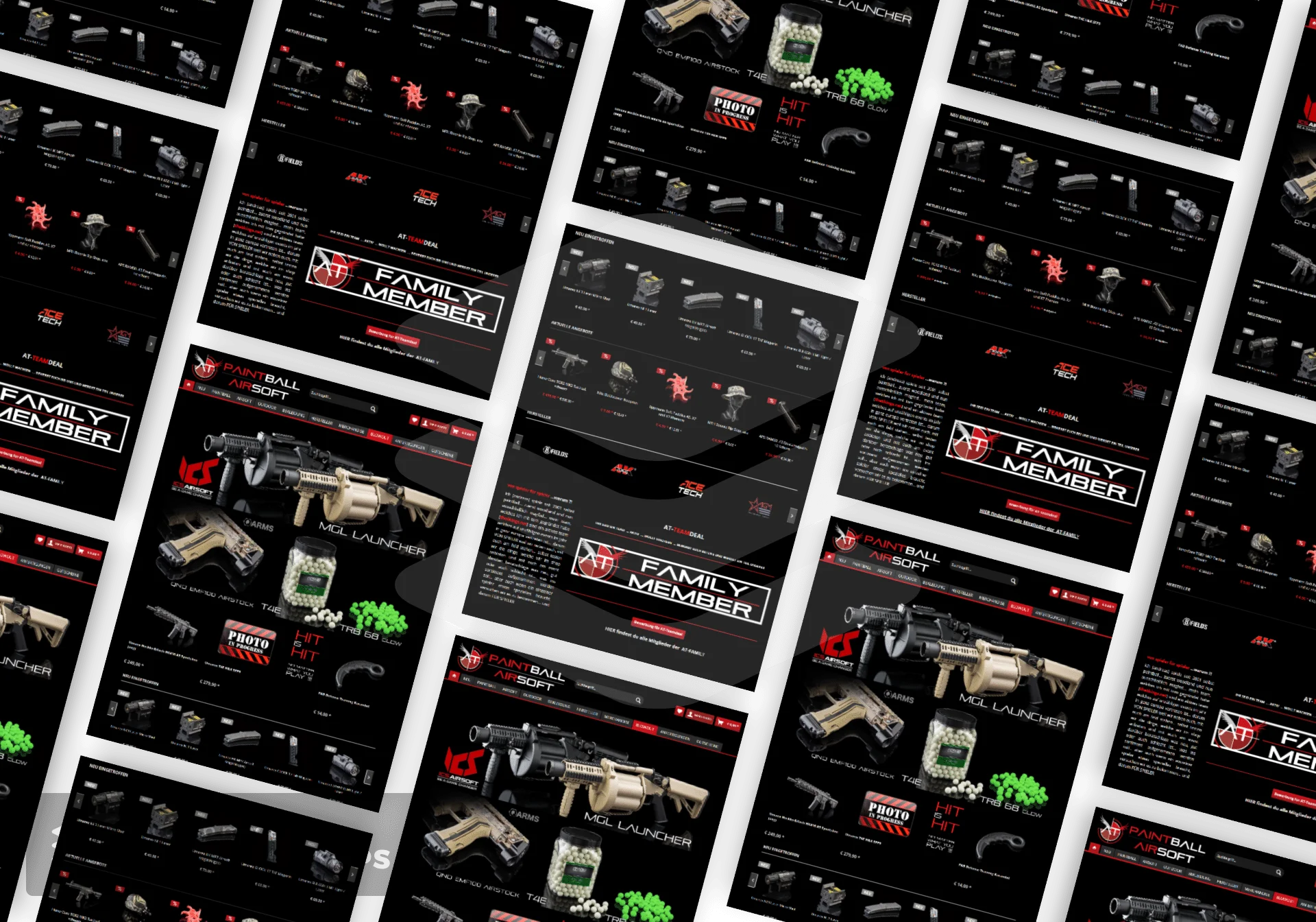 Webdesign Referenz AT-Paintball