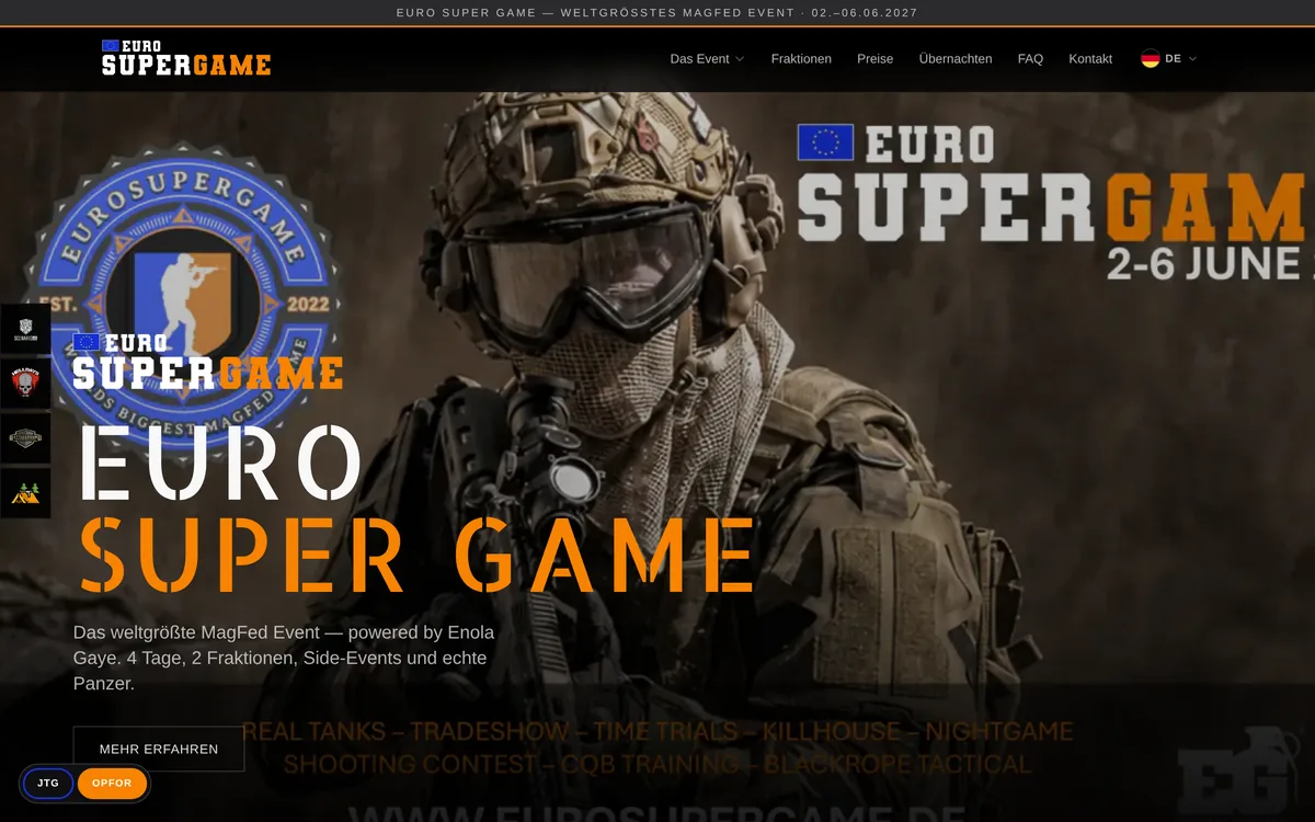 Euro Super Game in den Farben der Opposition Force (OPFOR)